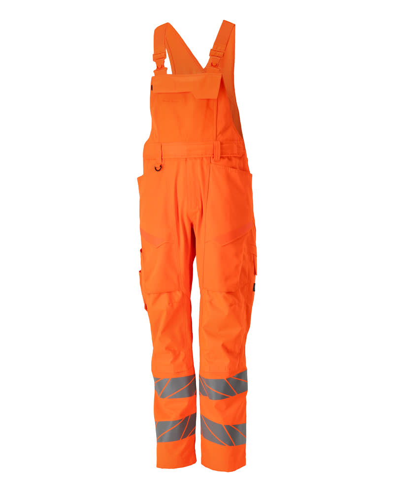 Mascot Accelerate Safe Bib & Brace with kneepad pockets, detail
