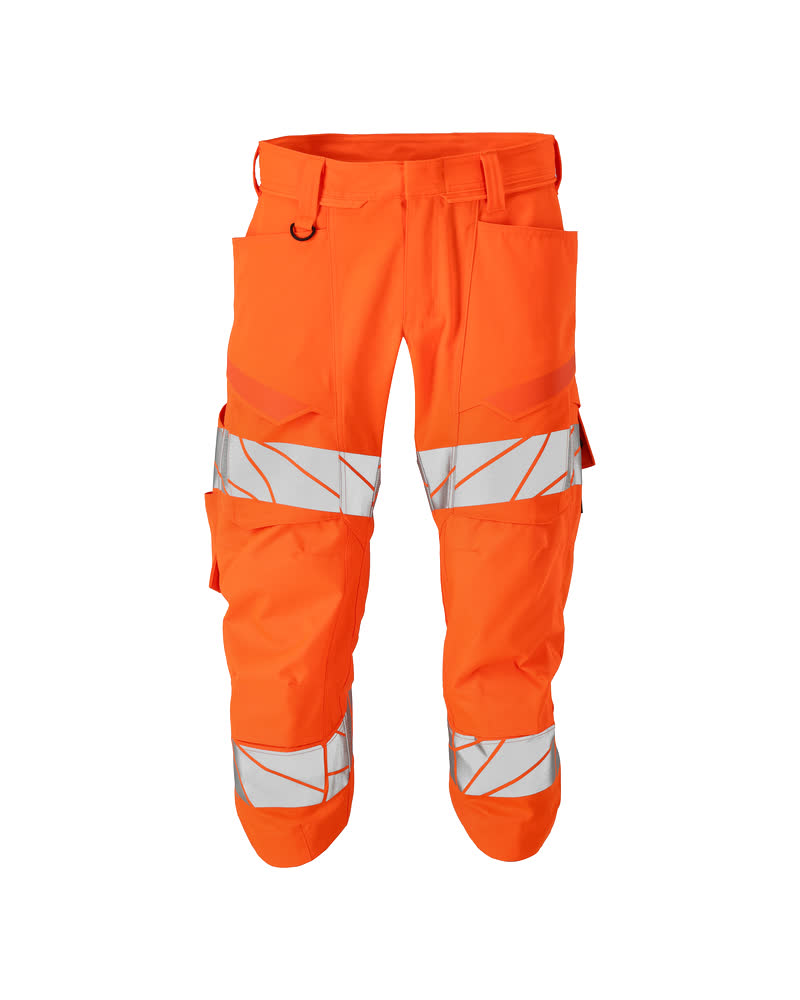 Mascot Accelerate Safe ¾ Length Trousers with kneepad pockets, front