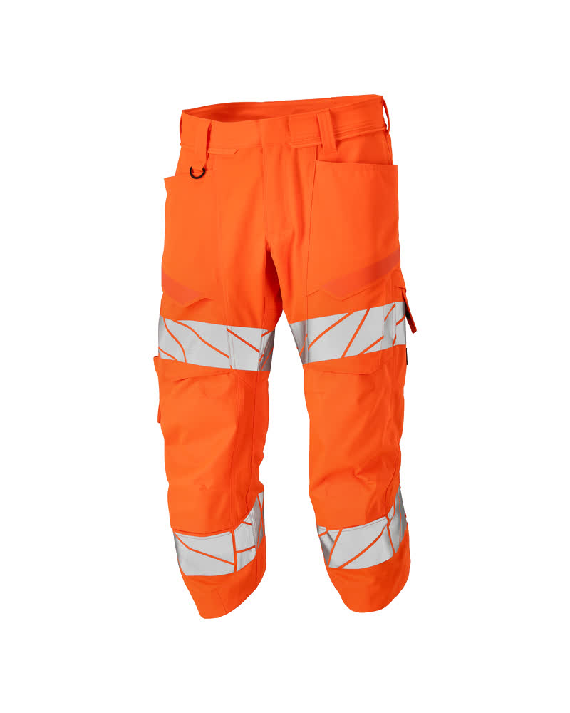 Mascot Accelerate Safe ¾ Length Trousers with kneepad pockets, detail