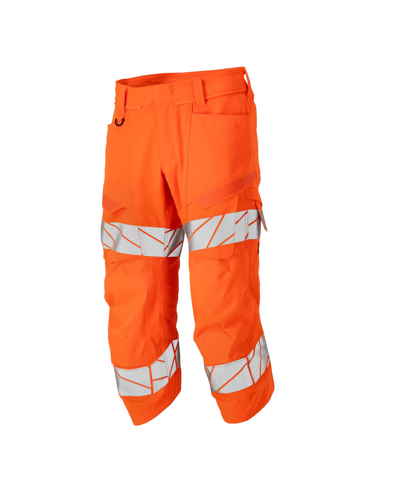 Mascot Accelerate Safe ¾ Length Trousers with kneepad pockets, detail