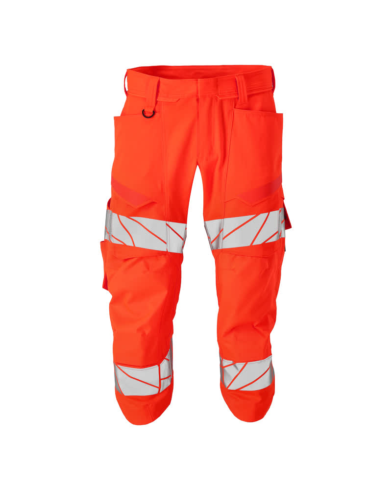 Mascot Accelerate Safe ¾ Length Trousers with kneepad pockets, front