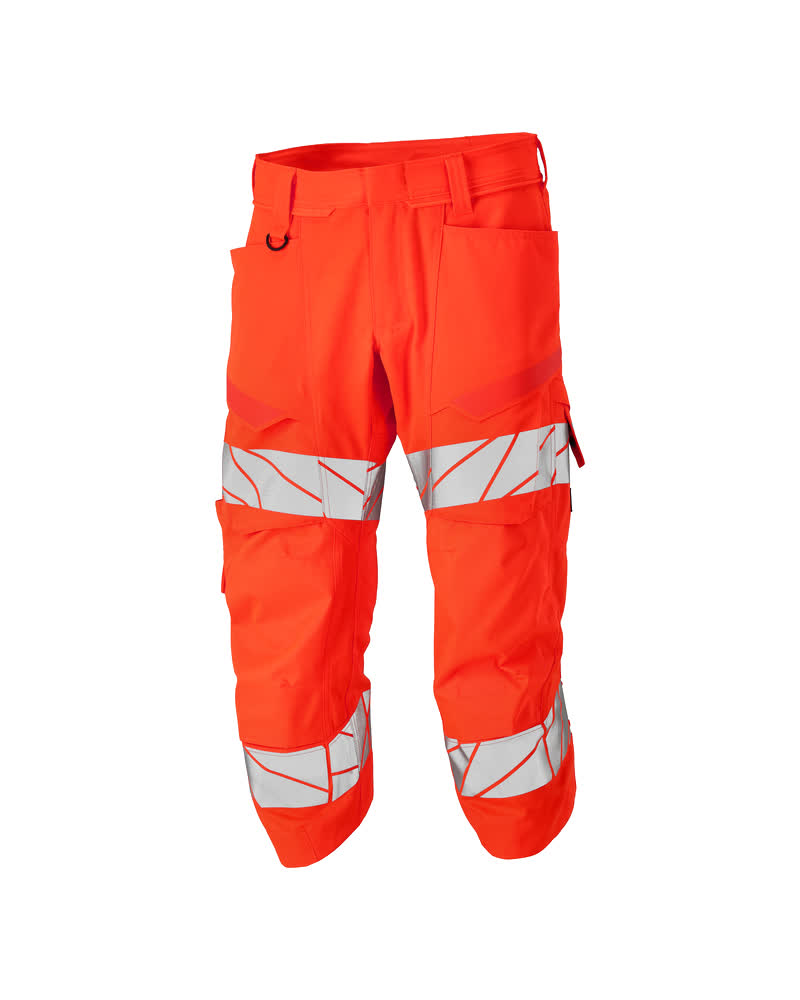 Mascot Accelerate Safe ¾ Length Trousers with kneepad pockets, detail