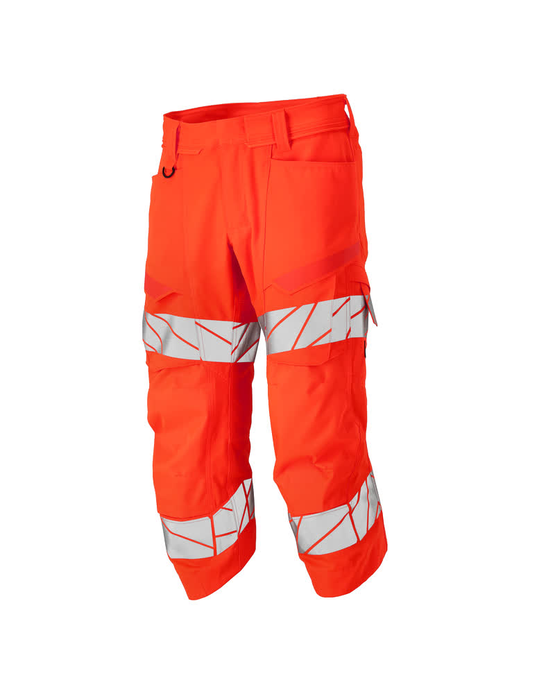 Mascot Accelerate Safe ¾ Length Trousers with kneepad pockets, detail