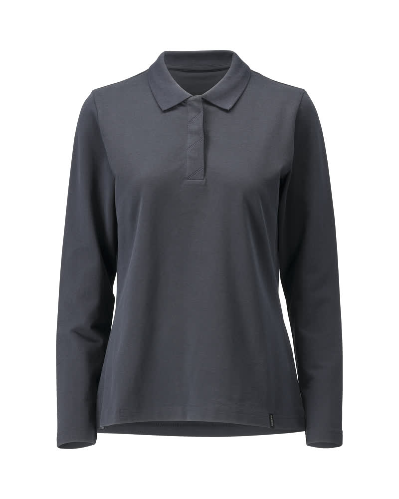 Mascot Crossover Women's Polo Shirt, long-sleeved