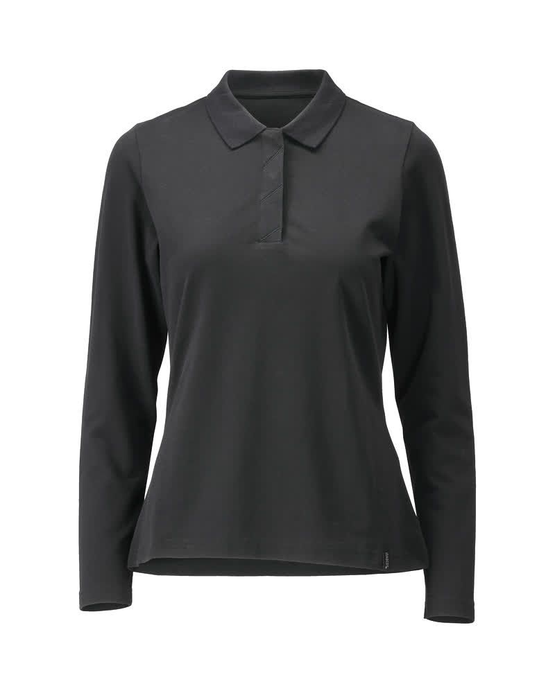 Mascot Crossover Women's Polo Shirt, long-sleeved, front
