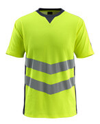 50127-933-14010 T-shirt - hi-vis orange/dark navy