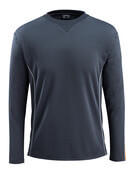 50128-933-0917 T-shirt, long-sleeved - black/hi-vis yellow