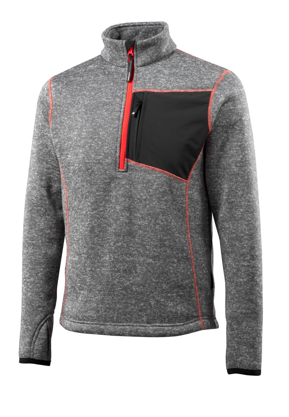 Mascot Hardwear Reims Knitted Jumper with half zip, detail