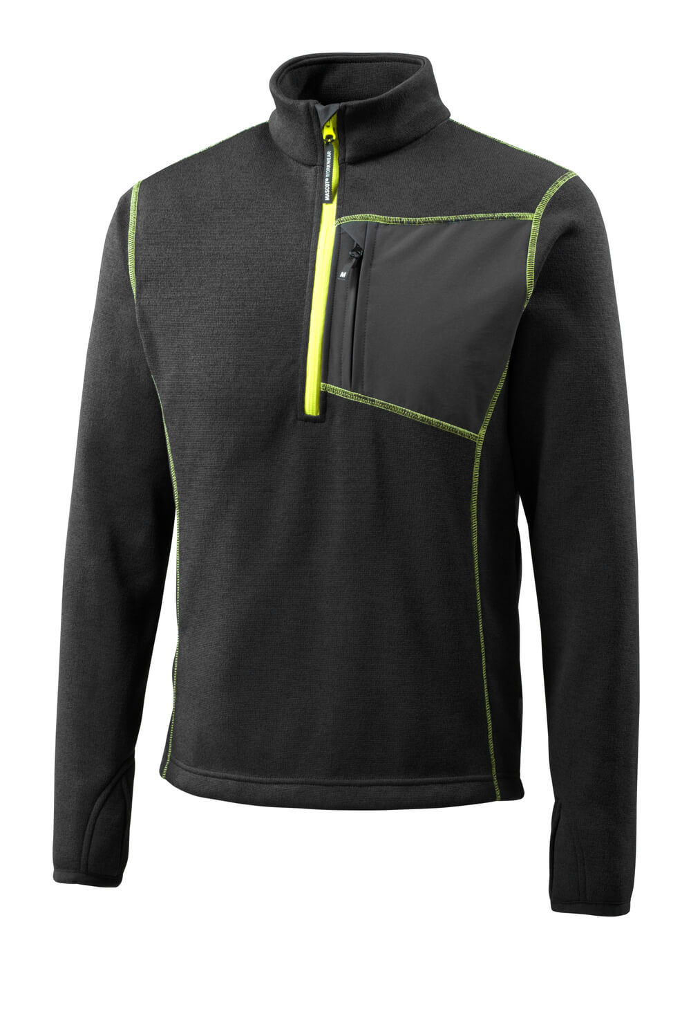 Mascot Hardwear Reims Knitted Jumper with half zip, detail