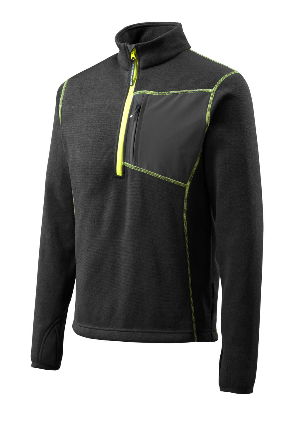 Mascot Hardwear Reims Knitted Jumper with half zip, detail