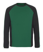 50568-959-0309 T-shirt, long-sleeved - green/black