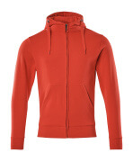 51590-970-202 Hoodie with zipper - traffic red