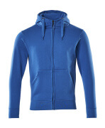 51590-970-91 Hoodie with zipper - azure blue