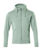 51590-970-94 Hoodie with zipper - dusty turquoise