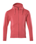 51590-970-96 Hoodie with zipper - raspberry red