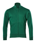 51591-970-03 Sweatshirt with zipper - green