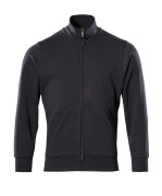 51591-970-09 Sweatshirt with zipper - black