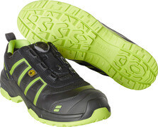 F0125-773-0917 Safety Shoe - black/lime green